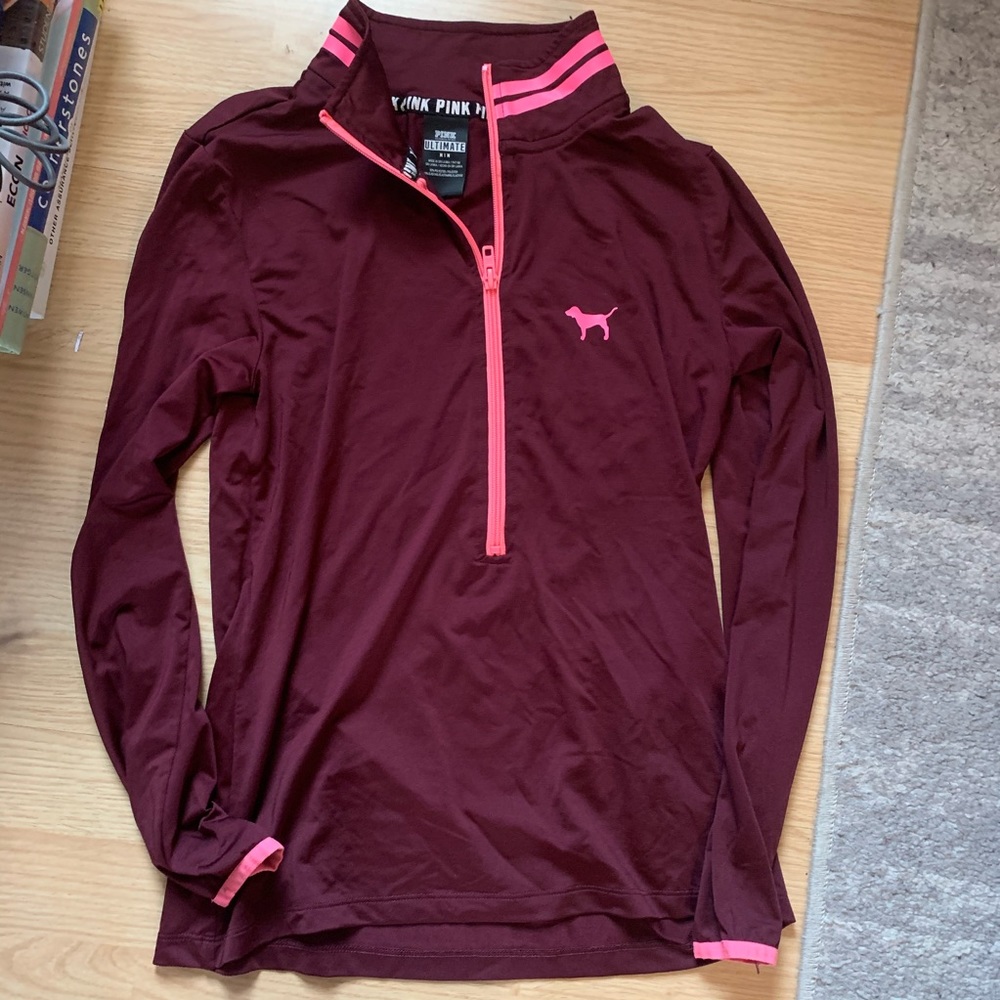 Pink workout/gym top